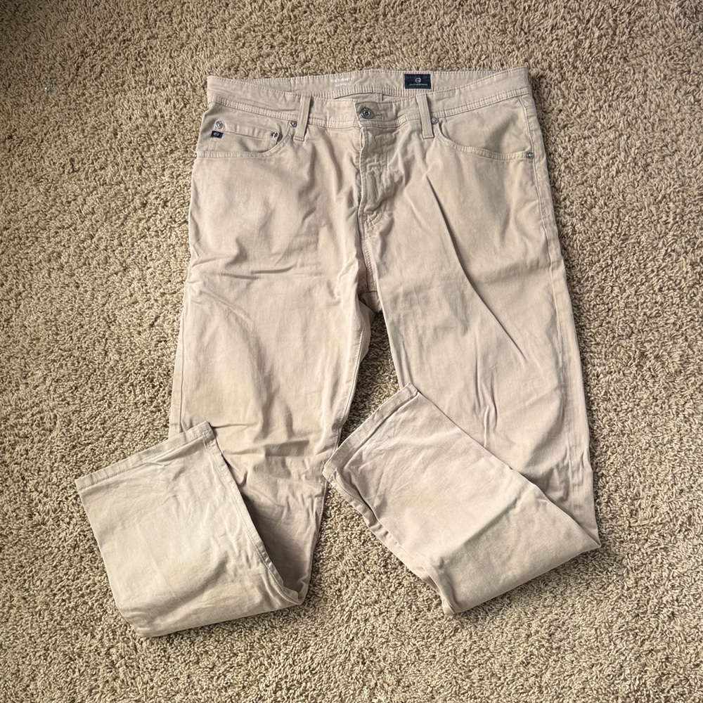 AG Adriano Goldschmied Beige Men's Chinos